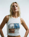 French Stamp Crop Top