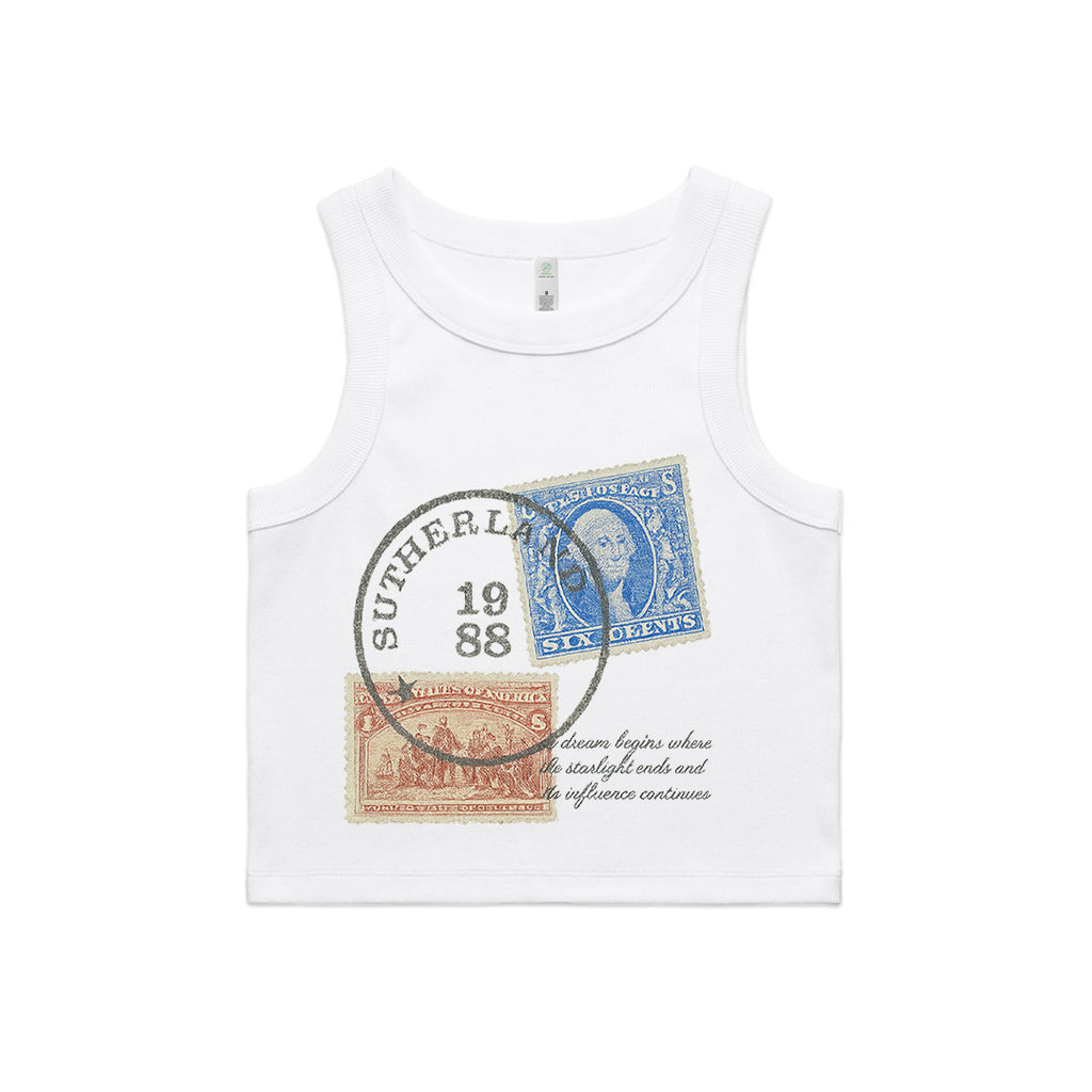 French Stamp Crop Top