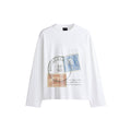 French Stamp Long Sleeve T-shirt
